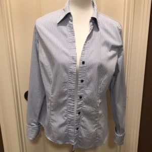Women’s button down shirt.